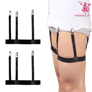 Set 2 khóa kẹp giữ áo sơ mi tiện lợi dành cho nam