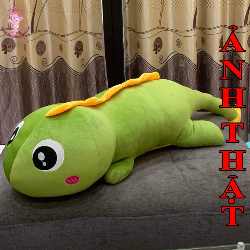 Gấu Bông Khủng Long Đuôi Tim Siêu To Khổng Lồ Size 1M2 Chất Liệu Vải Bông Cao Cấp Hàng Xuất Siêu Thị