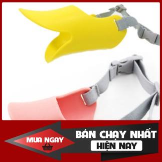 Rọ mõm mỏ vịt nhựa mềm cho thú cưng