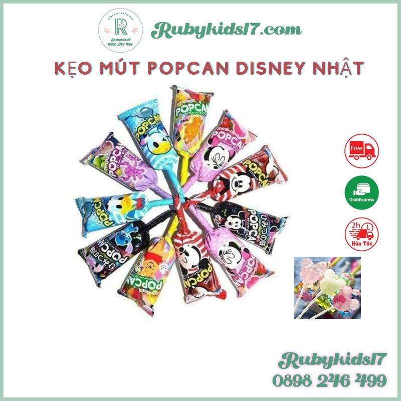 KẸO MÚT POPCAN DISNEY NHẬT