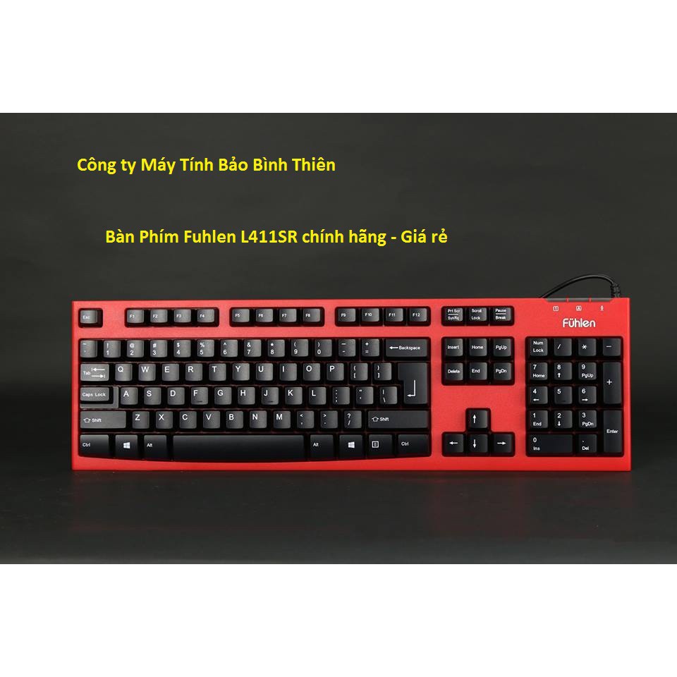 Bàn Phím chyên game Fuhlen L411SR chính hãng - Giá rẻ