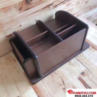 KHAY KỆ CẮM BÚT GỖ LỚN 1039