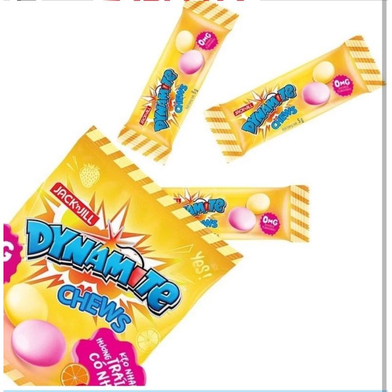 Kẹo Dynamite Chews Vị Trái Cây Bịch 125G