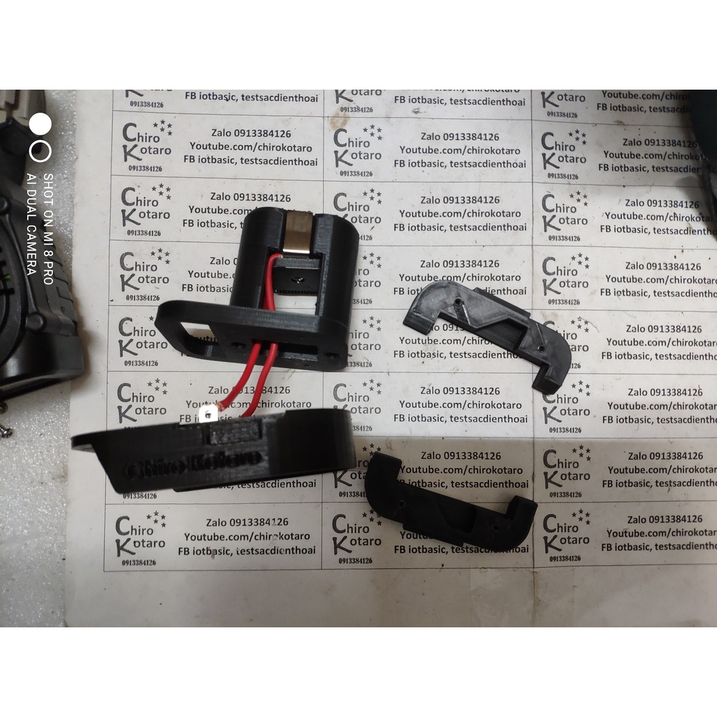 NEW! Đế chuyển pin máy Makita 9.6V NiCD dạng chốt 2 bên sang dùng hộp pin cài Makita
