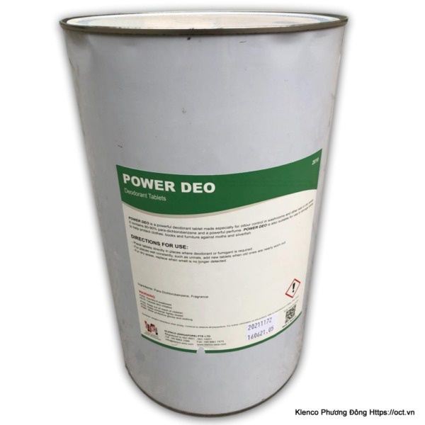 Power Deo-5Kg Viên Khử Mùi Diệt Khuẩn Bồn Tiểu Nam