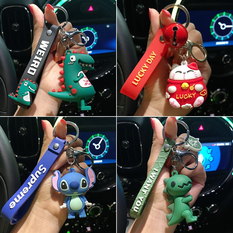 Chaveiro Com Desenho Dinossauro Mickey Mouse Chaveiro Para Mochila YR