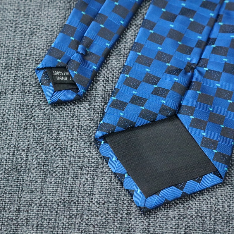 Cà Vạt 8CM Sọc Ca Rô Thời Trang Lịch Lãm Cho Nam