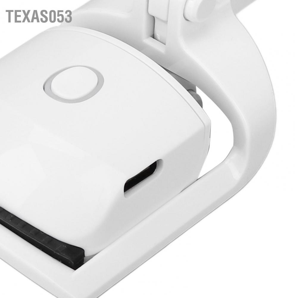 Hàng Sẵn Dụng Cụ Uốn Cong Lông Mi Thông Minh Bằng Nhiệt 2 chế độ 10 giây Sưởi ấm trước USB【Texas053】