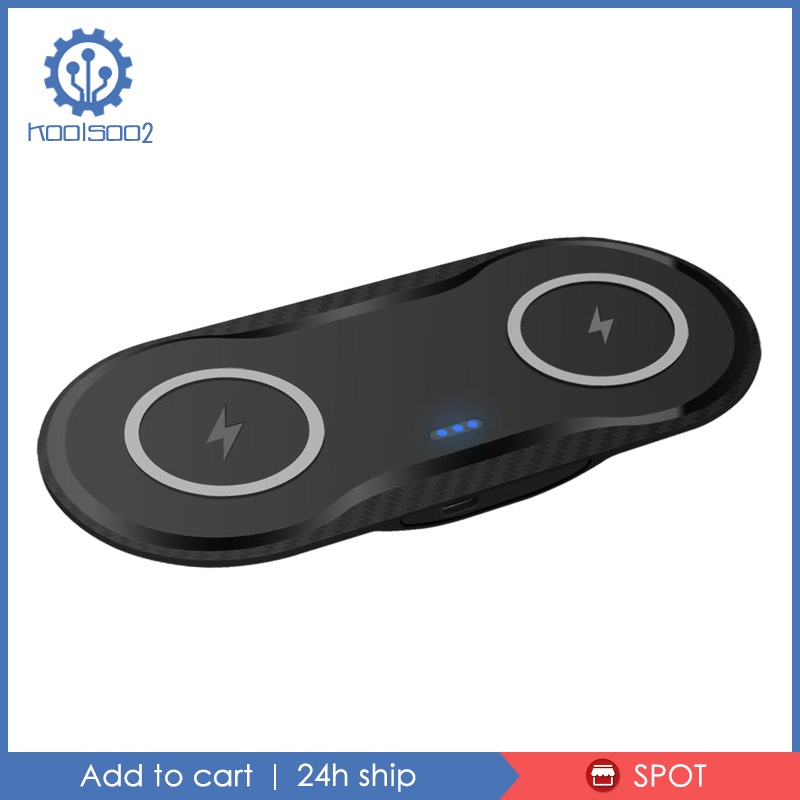 ✨Hàng sẵn sàng✨Professional Qi Wireless Charger Dock Pad for Samsung S20 S10 Black New