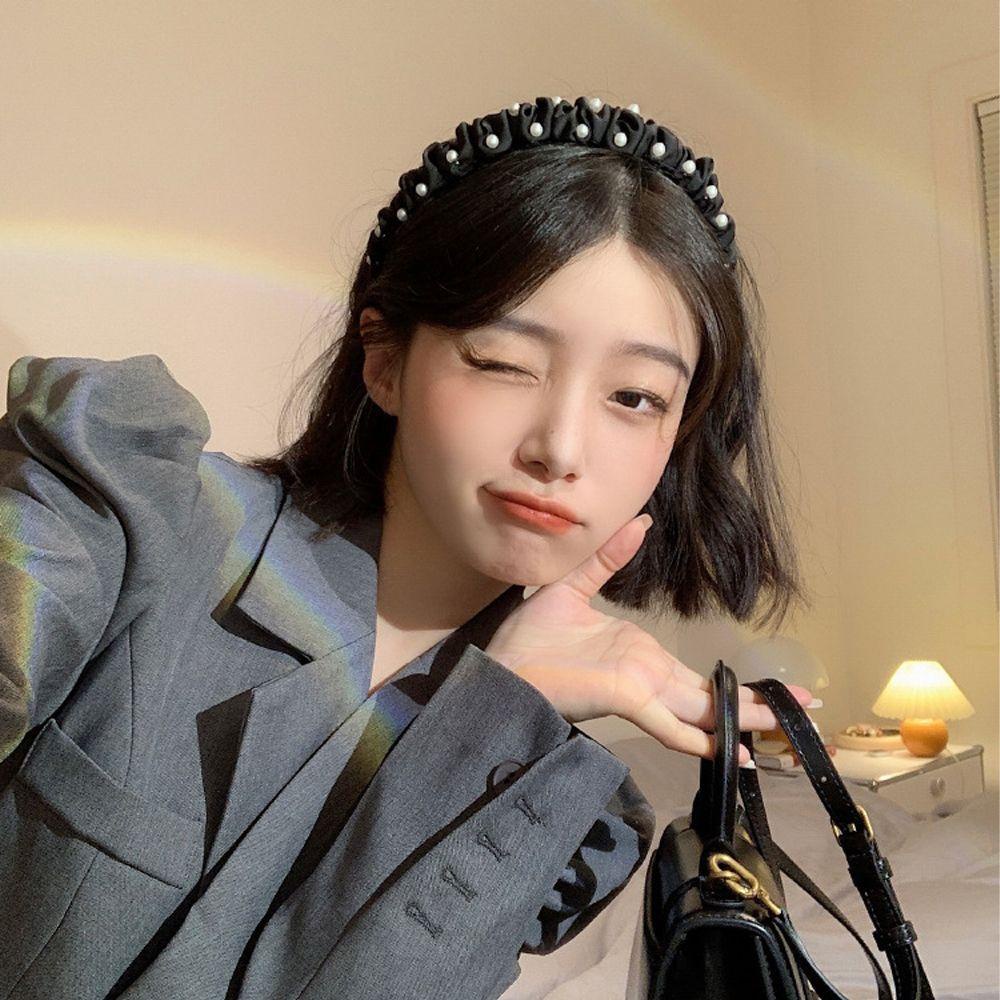 Băng Đô Cài Tóc Bằng Vải Không Trượt Phong Cách Vintage Cho Nữ