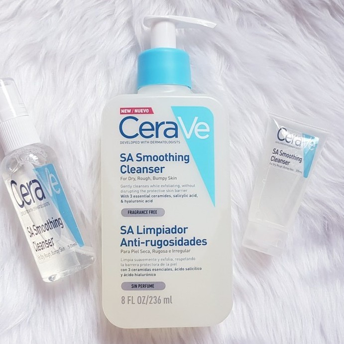 Cerave SA Smoothing Cleanser - Sữa Rửa Mặt Cho Da Rất Khổ Mẩn Đỏ 236ml | BigBuy360 - bigbuy360.vn