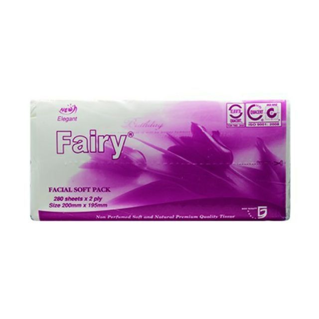 10 gói khăn giấy rút Fairy (280 tờ)
