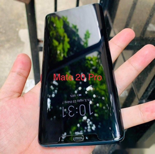 KÍNH CƯỜNG LỰC FULL KEO UV HUAWEI MATE 20 PRO KEO XỊN, DỄ THÁO