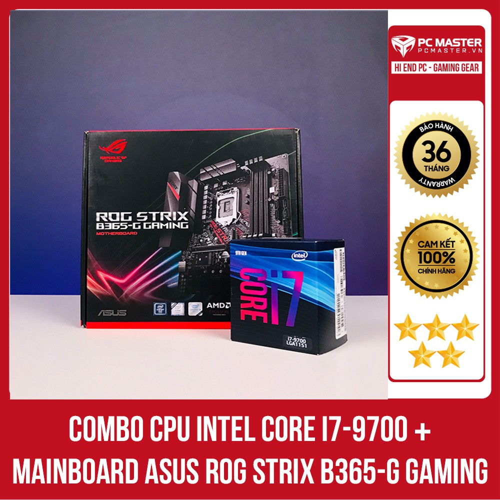  COMBO CPU Intel Core i7-9700 & Mainboard HÀNG CHÍNH HÃNG FULLBOX | WebRaoVat - webraovat.net.vn