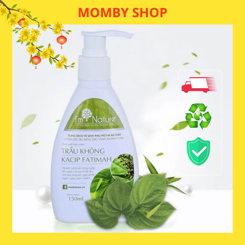 Dung dịch vệ sinh phụ nữa Trầu Không I'm Nature 150ml -  An toàn với cả mẹ bầu sau sinh