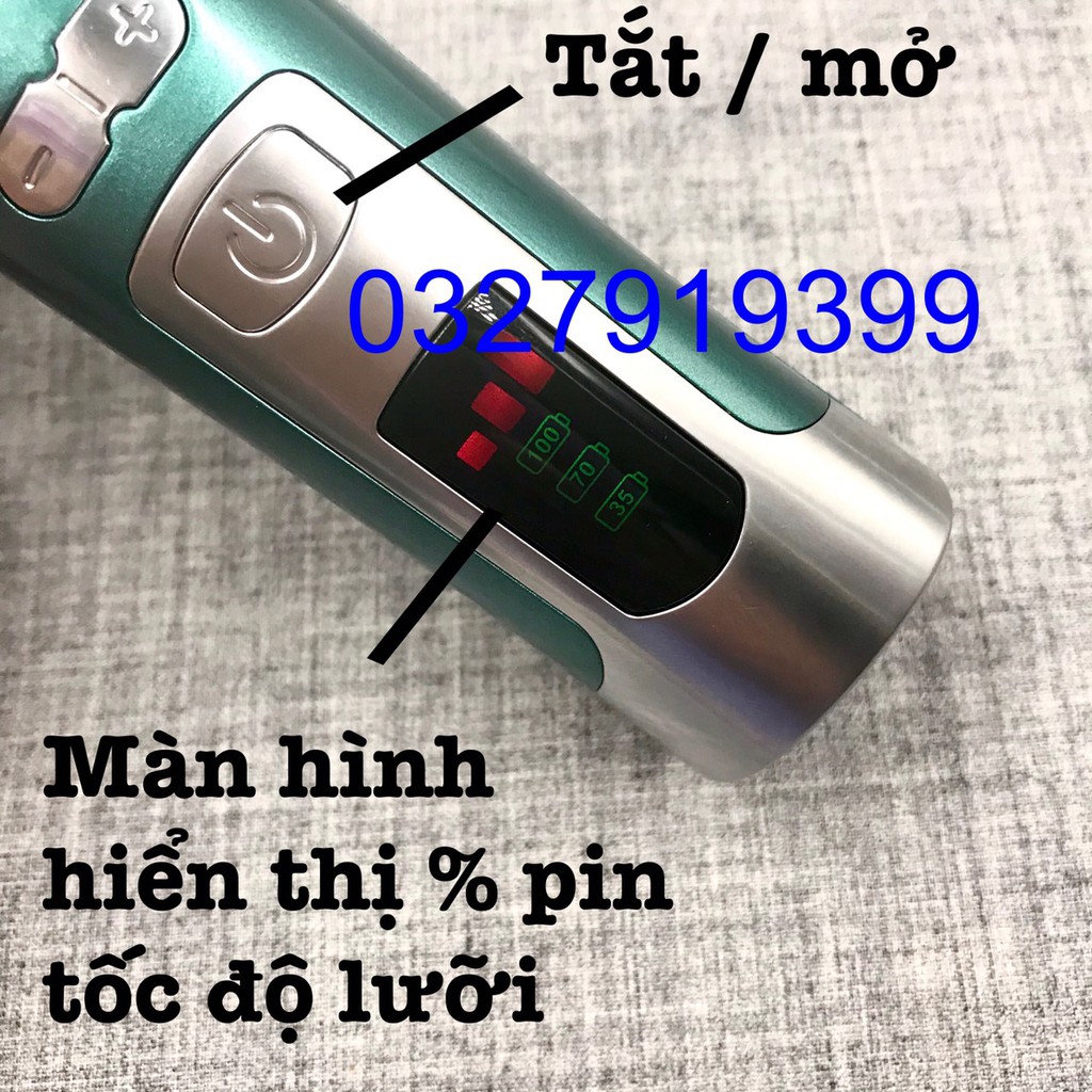 ✅freeship✅Tông đơ cắt tóc cao cấp S20 công suất 10W - tăng tốc