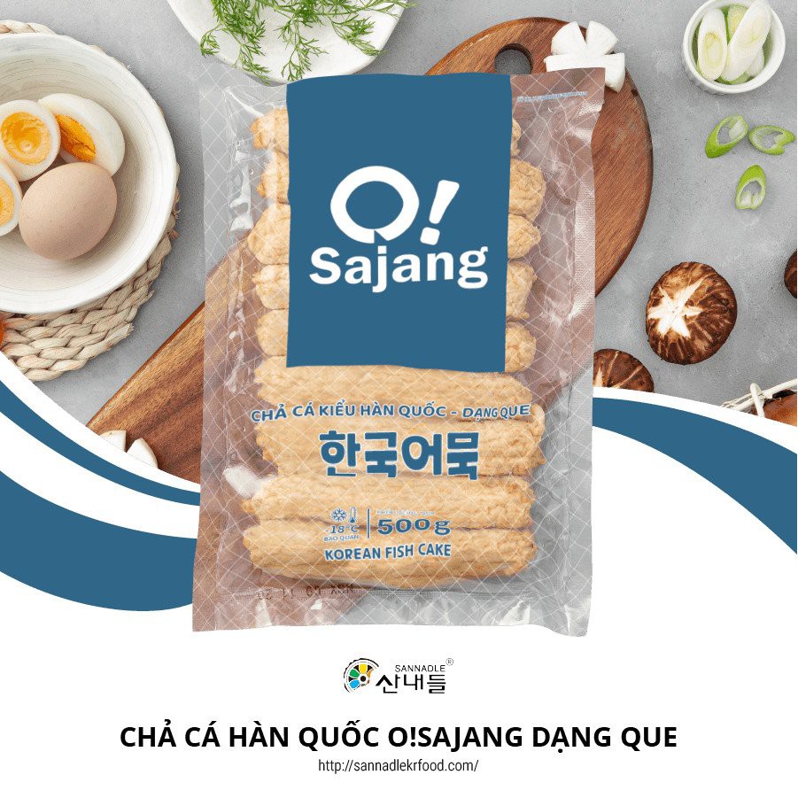 Chả cá dạng que 500g