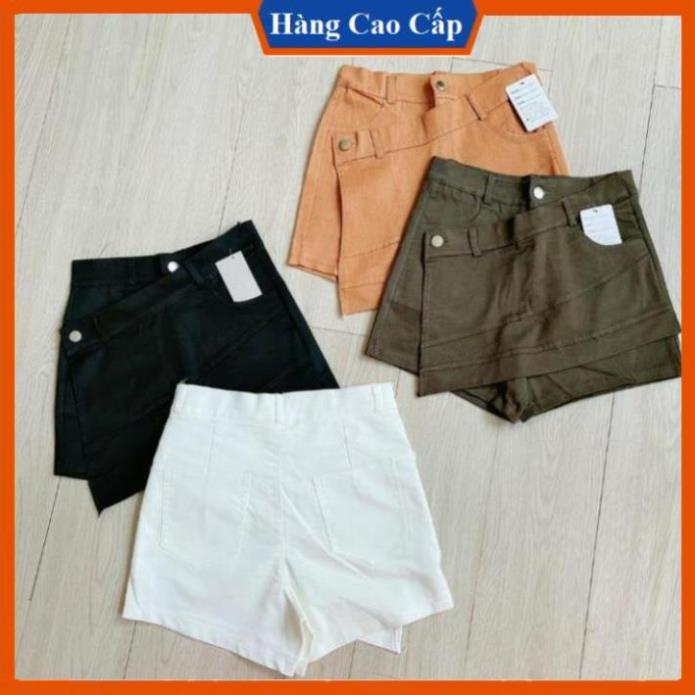 Chân váy kaki đắp chéo sang chảnh, mẫu cực hót mới xuất hiện trên thị trường. | BigBuy360 - bigbuy360.vn
