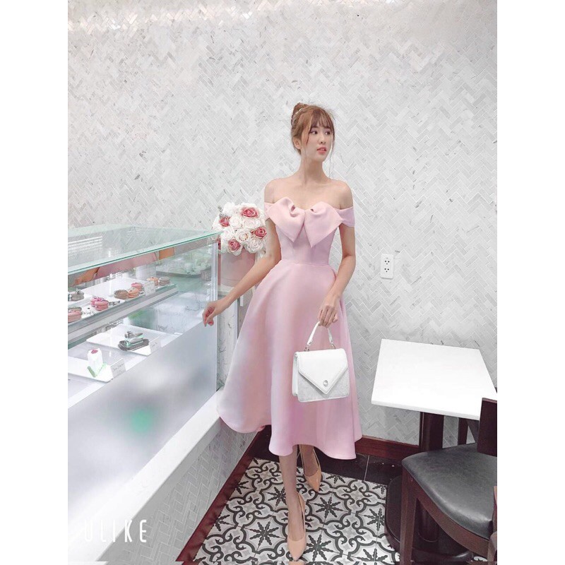 ẢNH VÀ VIDEO THẬT 100% _ ĐẦM XOÈ TRỄ VAI NƠ