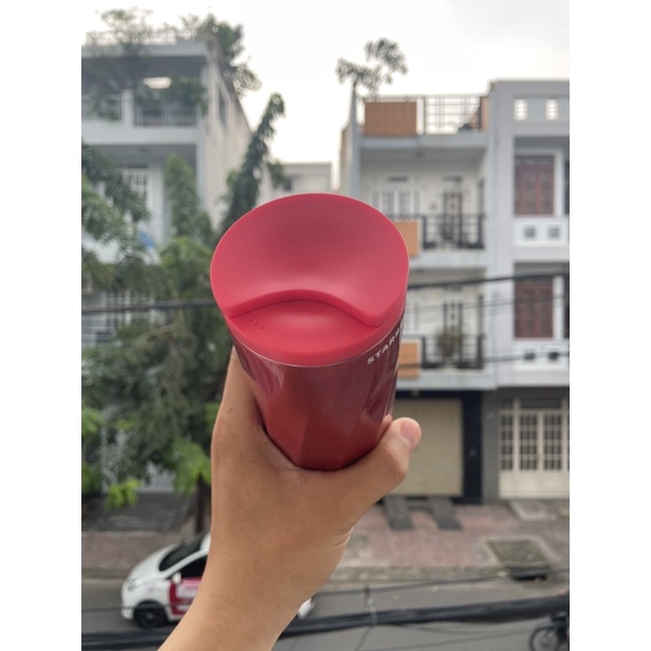 Bình Giữ Nhiệt Inox Starbucks Spiral Surface 473ml