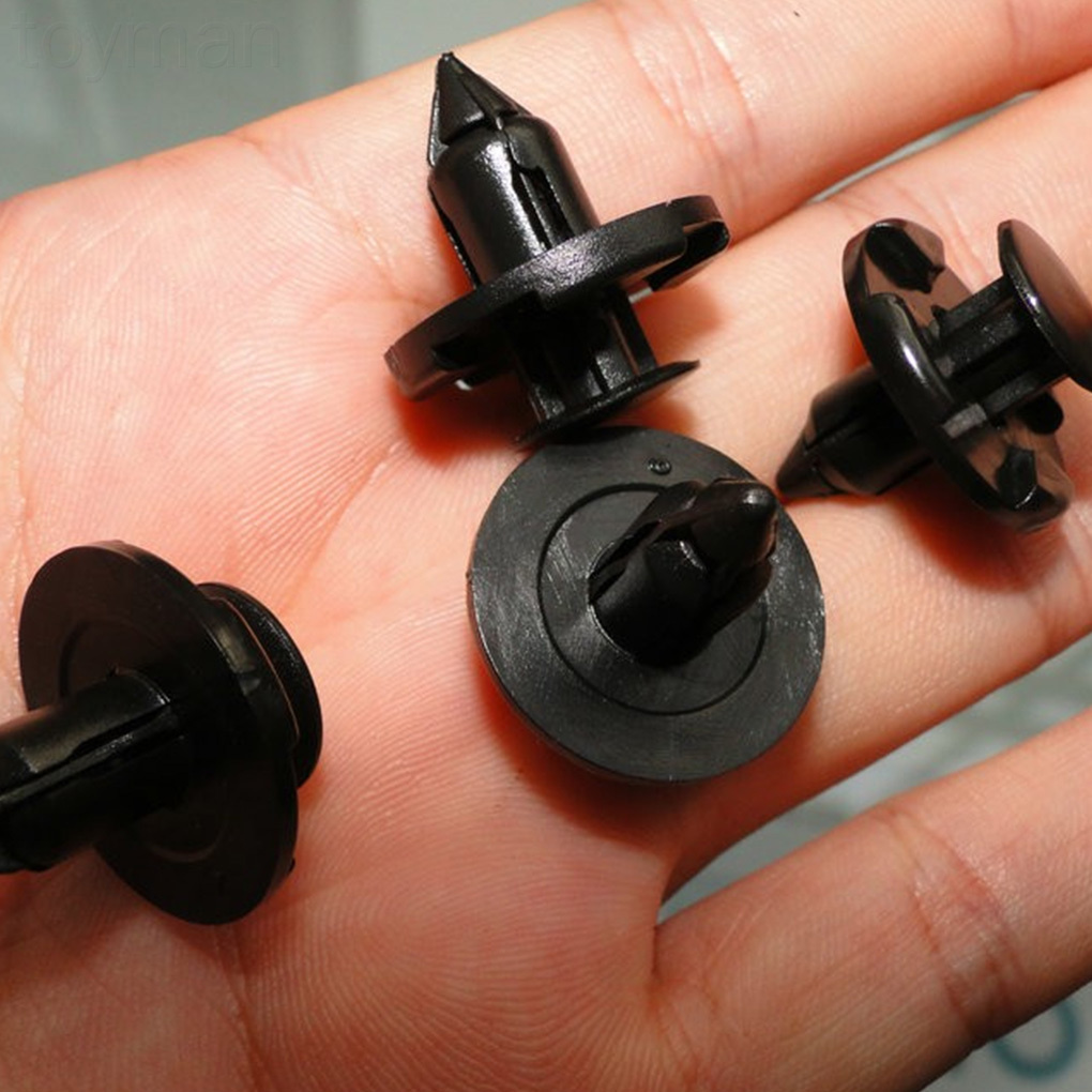 FENDER Set 100 Đinh Tán Nhựa 8mm 01553-09321 Cho Xe Hơi Nissan
