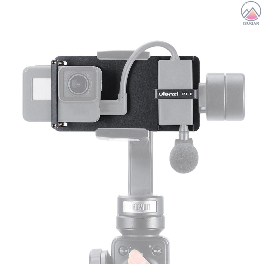 Ulanzi Đế Gắn Máy Ảnh Pt-6 Cho Gopro Hero 7 6 5 For Dji Moza Mini S Zhiyun Smooth 4 Vimble 2