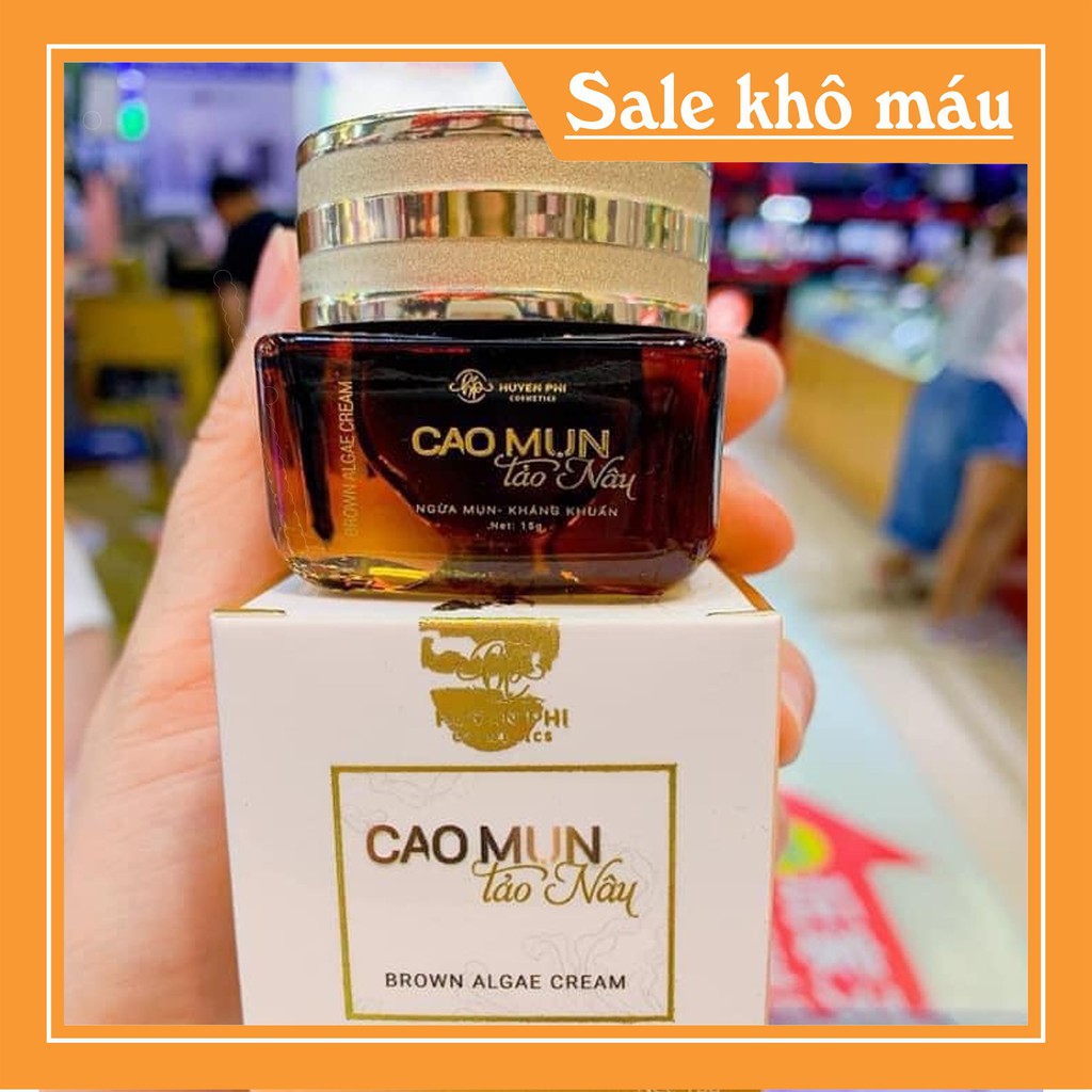 CAO MỤN TẢO NÂU HUYỀN PHI [Hàng Chính Hãng] Cao mụn tảo nâu thảo dược thiên nhiên