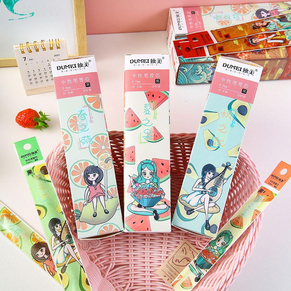 Set 20 Ruột Bút Bi Mực Đen / Đỏ / Xanh