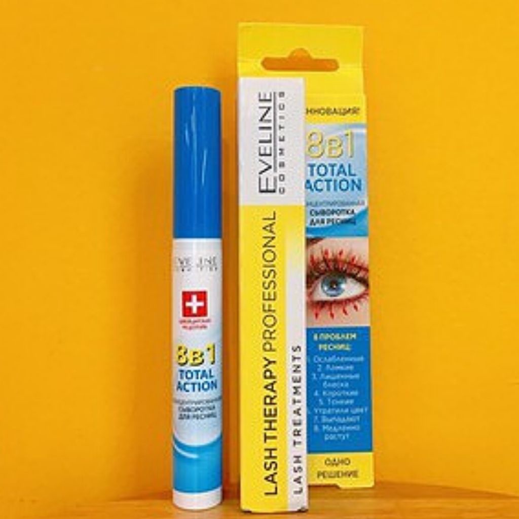 Dưỡng Mi EVELINE 8 in 1-TOTAL ACTION LASH THERAPY PROFESSIONAL,Chăm Sóc Cho Mi,Hỗ Trợ Cho Mi Mọc Dài Và Dầy Hơn.
