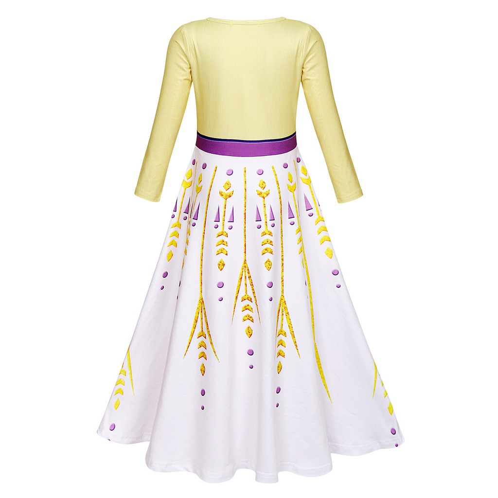 Frozen Princess Costume Anna Dress Girl Pajamas Nightgown Birthday Party Halloween Cosplay Costume | BigBuy360 - bigbuy360.vn