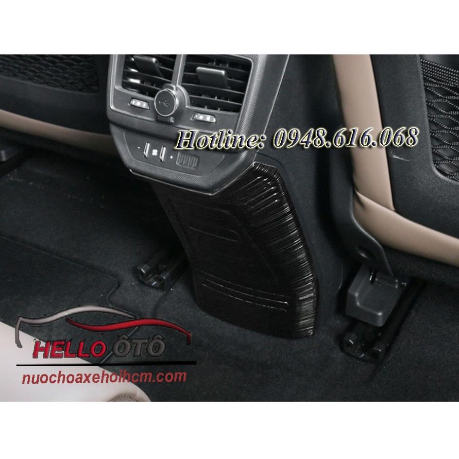 Ốp Bảo Vệ Chống Trầy Trụ Giữa Peugeot 3008 5008 Thép Titan Đen
