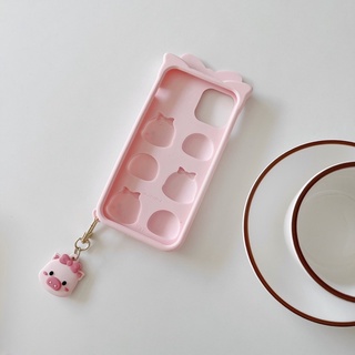 Case Pop-it Hình Heo + Móc Khoá Dễ Thương