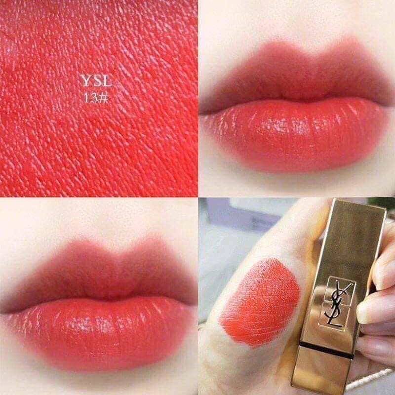 SON THỎI MINI YSL 01 LE ROUGE, 13 LE ORANGE, 70 LE NU unbox 1.3gr