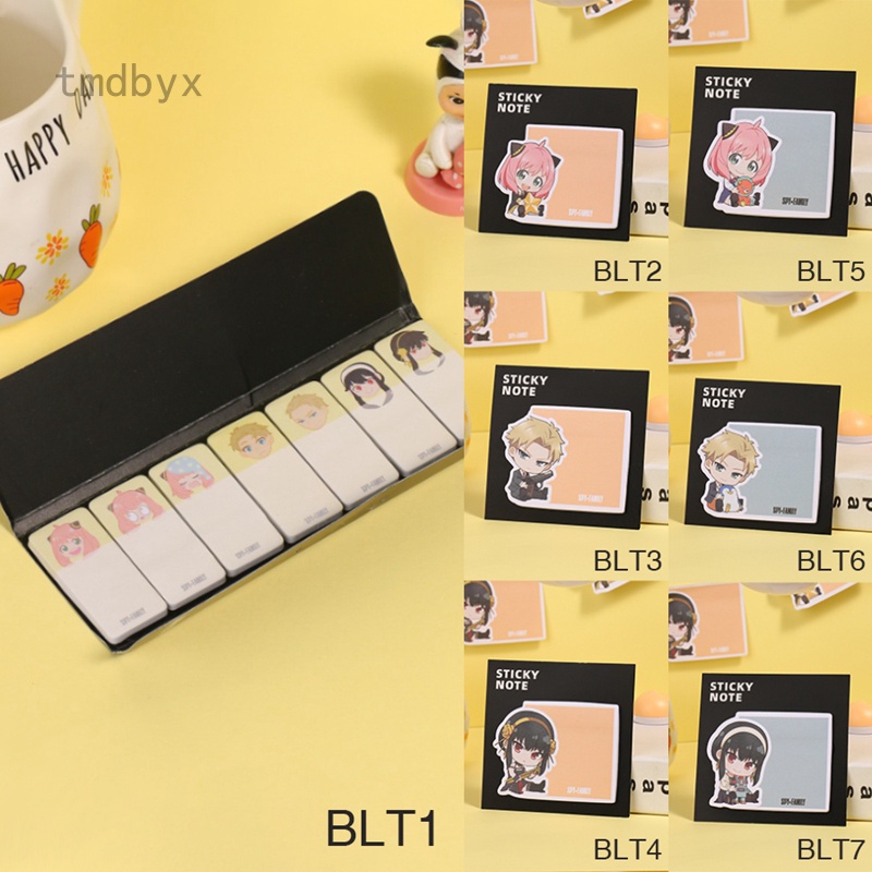 Tmdbyx Giấy Dán Ghi Chú Trang Trí Hình Anime
