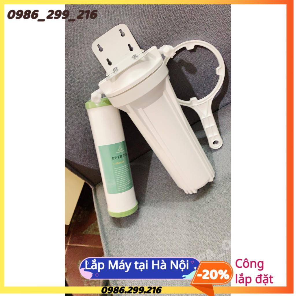 Bộ Cốc Lọc Đầu Nguồn Có Đủ Phụ Kiện  ♥️ Cốc Lọc Máy RO Có Ren 13,21