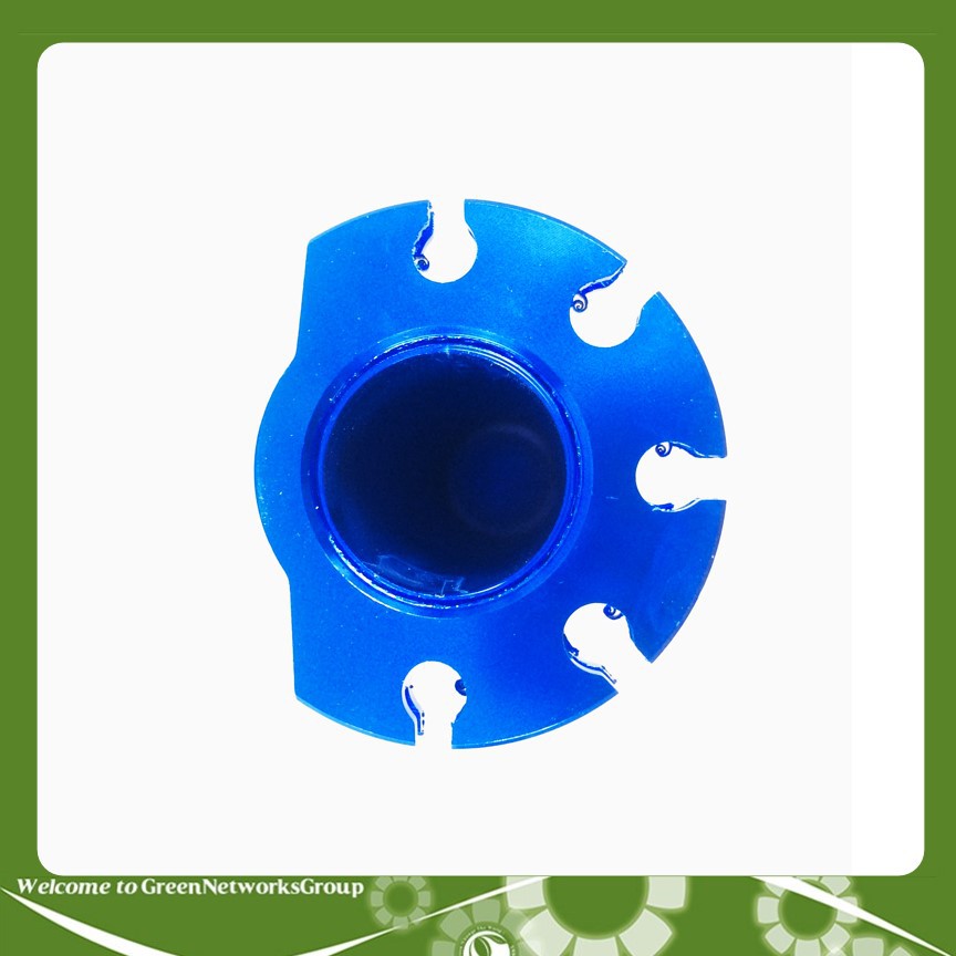 Cùm Ga Tăng Tốc Nhôm CNC Nguyên Khối Cho Mọi Loai Xe Máy Greennetworks (Màu Xanh Biển)