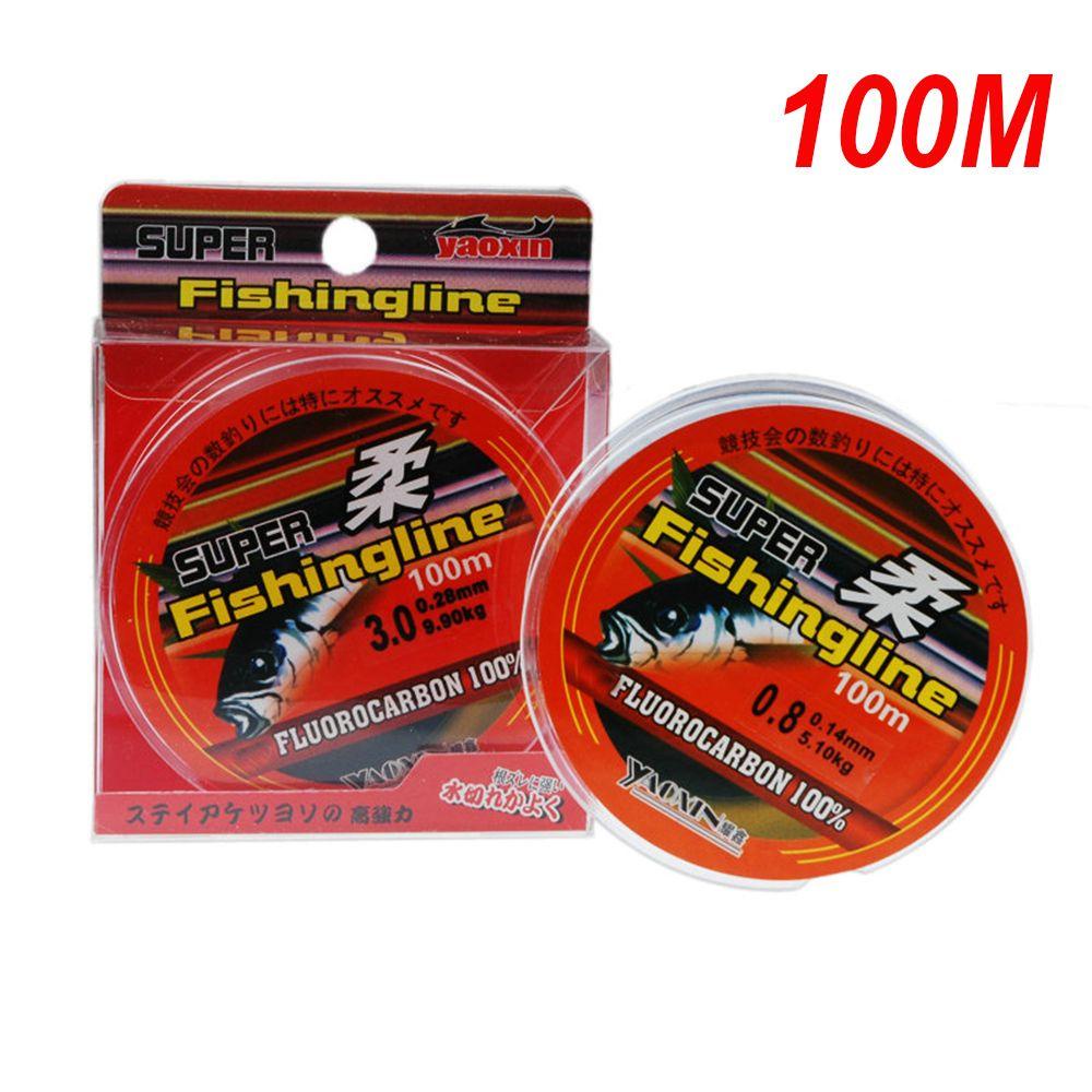 Cuộn Dây Câu Cá 100% Fluorocarbon 100m Bền Chắc