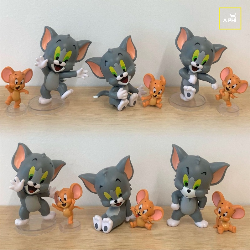 Mô hình Tom & Jerry đáng yêu 6 mô hình Tom vs Jerry