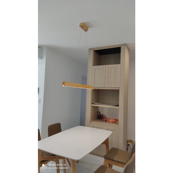 AD102 Đèn gỗ thả trần bàn ăn cao cấp- Đèn gỗ Decor trang trí