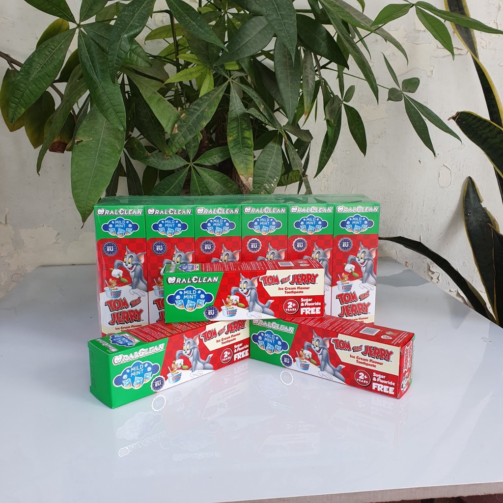 Kem đánh răng Oral-Clean Tom and Jerry cho bé từ 2 tuổi