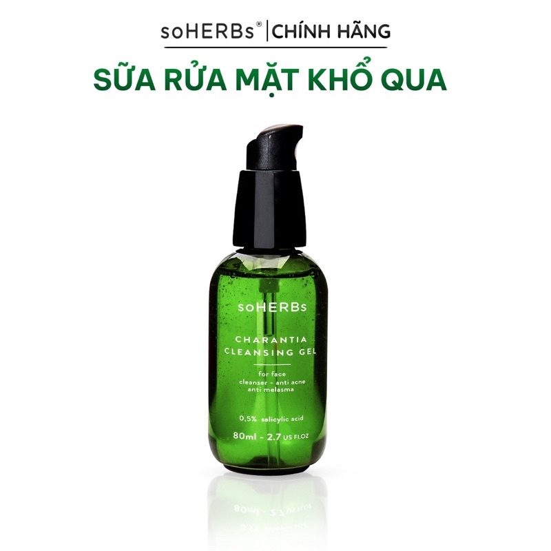 Gel sữa rửa mặt khổ qua soherbs