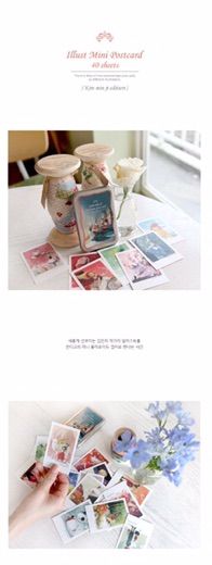 Hộp thiếc Post Card Kim Jee