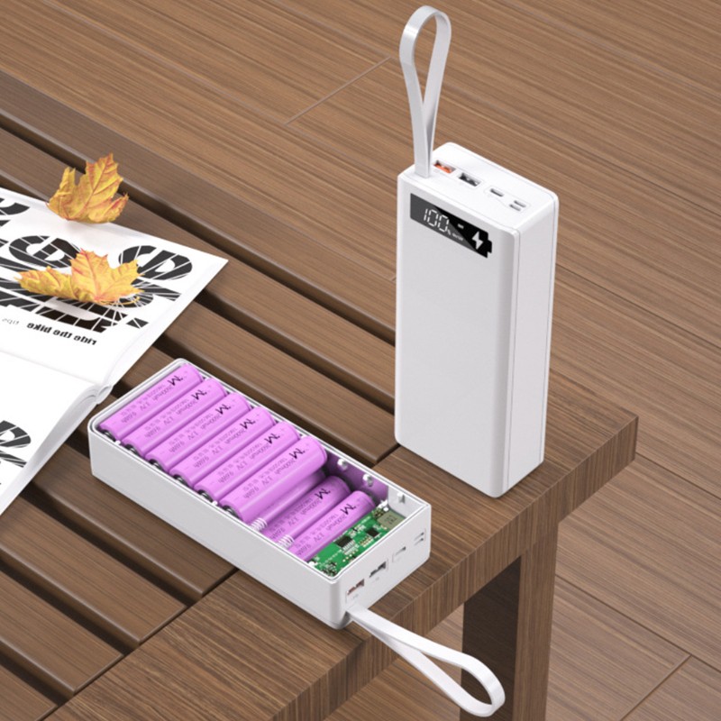 Vỏ Pin Dự Phòng Qc3.0 Pd Lcd 16x18650