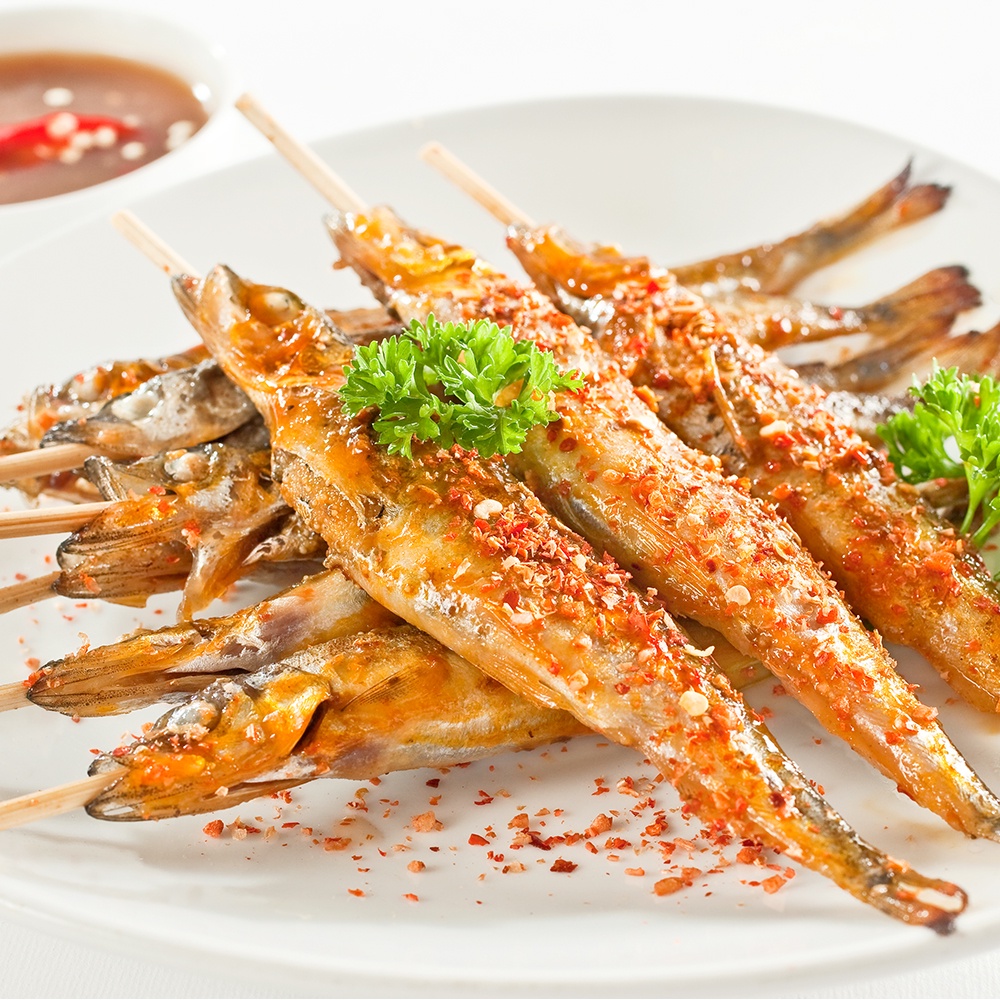 Cá trứng SG Food tẩm gia vị 250g (Có gói nước chấm)