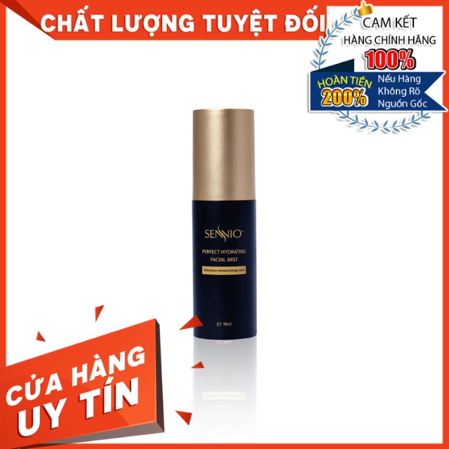 [HÀNG NHẬP KHẨU] Xịt Dưỡng Ẩm Căng Bóng Da Sennio Perfect Hydrating Facial Mist