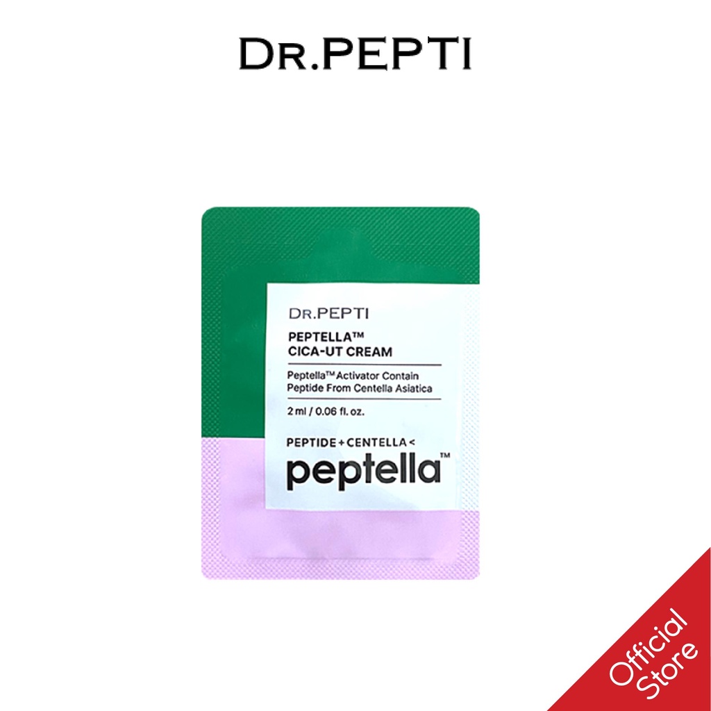 Sample kem dưỡng và tinh chất DR.PEPTI Peptella Cica-Ut Cream 2ml + Ampoule 2ml