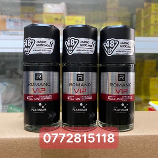 Lăn khử mùi cao cấp Romano Vip 50ml Passion