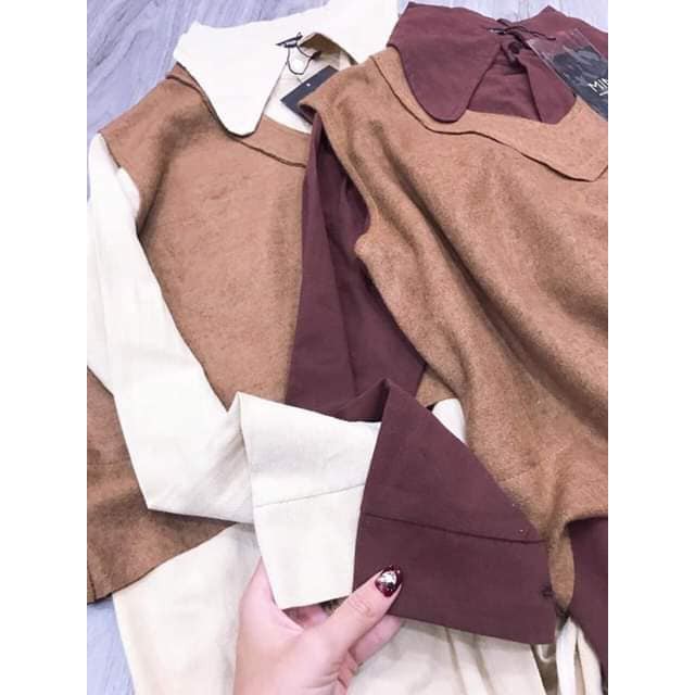 ÁO SƠ MI MIX GHI LÊ