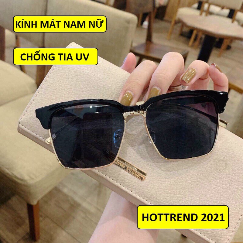 Kính mát thời trang nam nữ bảo vệ mắt chống tia UV và khói bụi, kính râm Unisex phong cách Hàn Quốc 202 | BigBuy360 - bigbuy360.vn