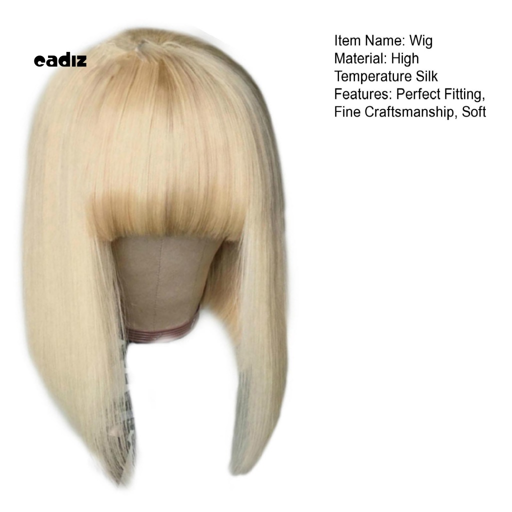 Bộ Tóc Giả Ngắn Ngang Vai Dễ Sử Dụng Dành Cho Nữ